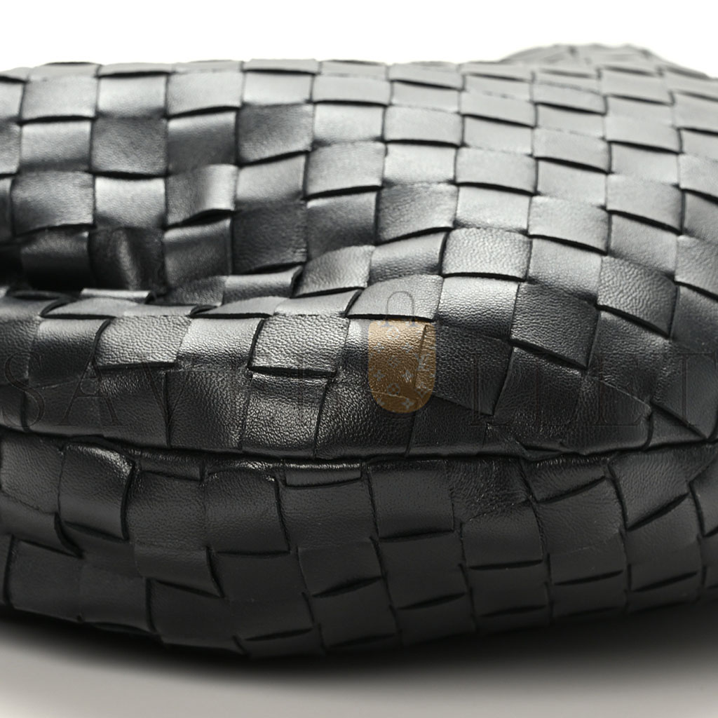 bo*te*ga Ve*ne*ta nappa intrecciato teen jodie hobo black (36*21*6cm)